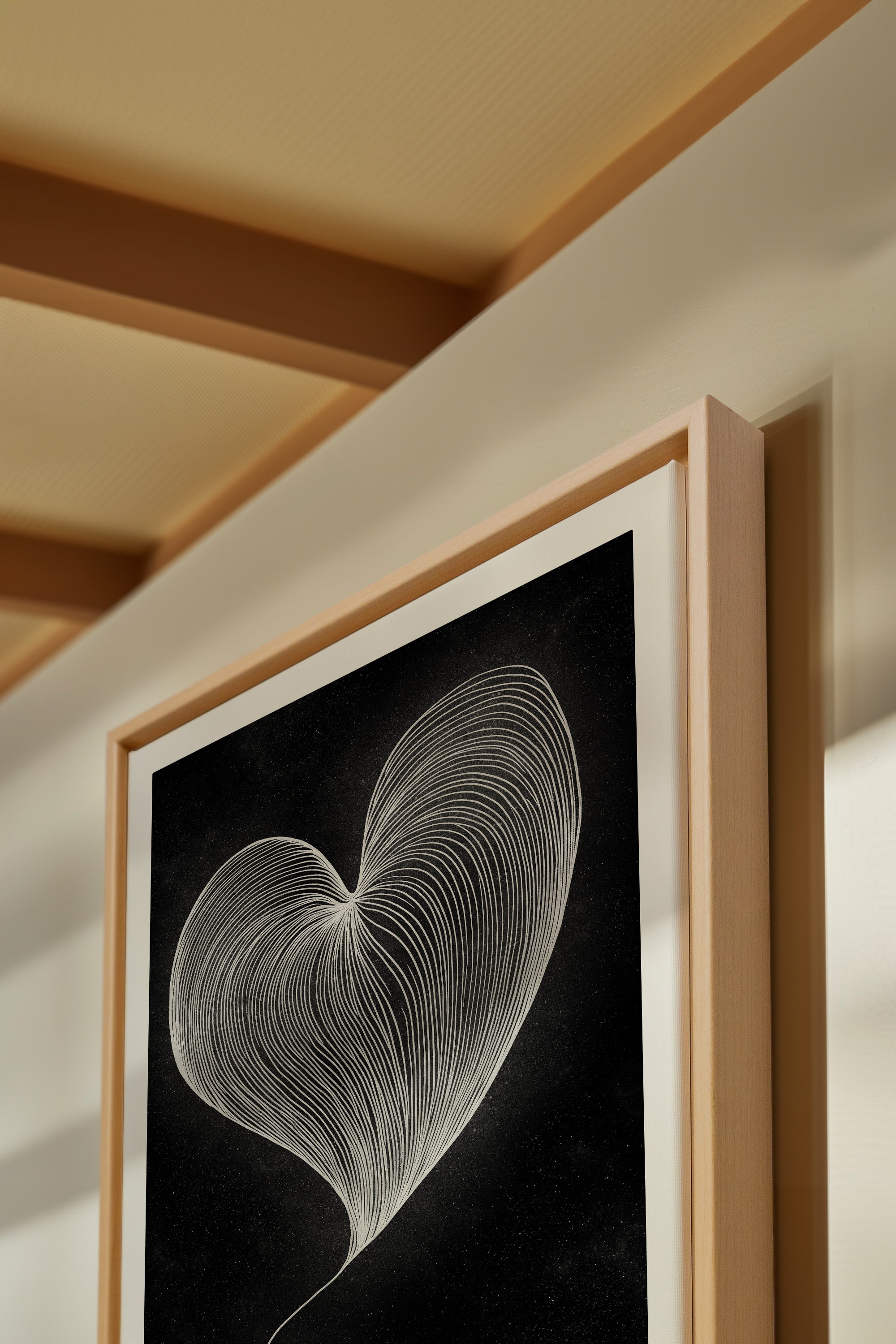 SILENT PULSE, Oeuvre sur toile étirée