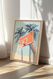 SUMMER HOOPS, Oeuvre sur toile étirée