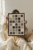 ORGANIZED TONES, Oeuvre sur toile étirée
