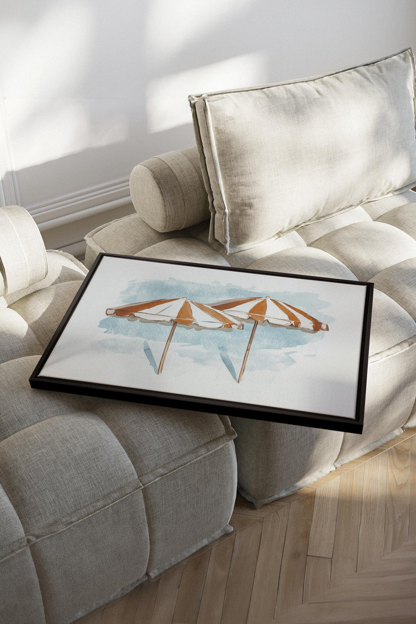 OCEAN SHADE, Oeuvre sur toile étirée