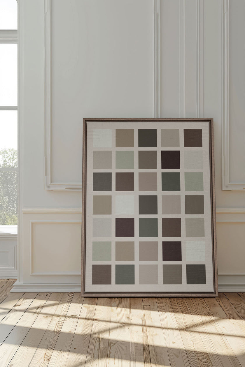 ORGANIZED TONES, Oeuvre sur toile étirée