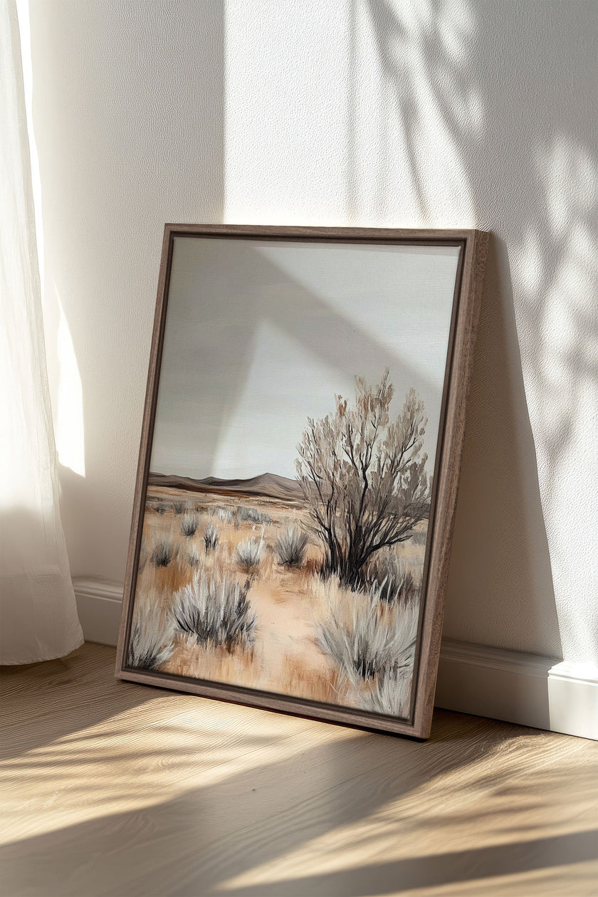 DOUCEUR ARIDE, Oeuvre sur toile étirée