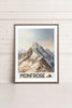 MONT ROSE, Oeuvre sur toile étirée