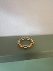 Standout Boutique Chainlink Gold Ring