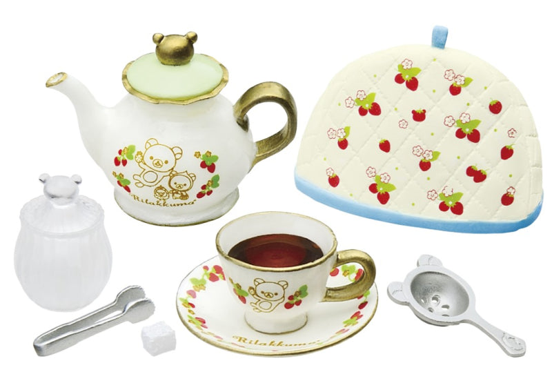 Rilakkuma Long-awaited British Tea Time (1 Random Box) (Re-ment Blind Box)