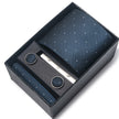 Men's Jacquard Woven Formal Tie Set – Rayon Arrow Necktie with Handkerchief, Tie Clip & Cufflinks | Canada & USA