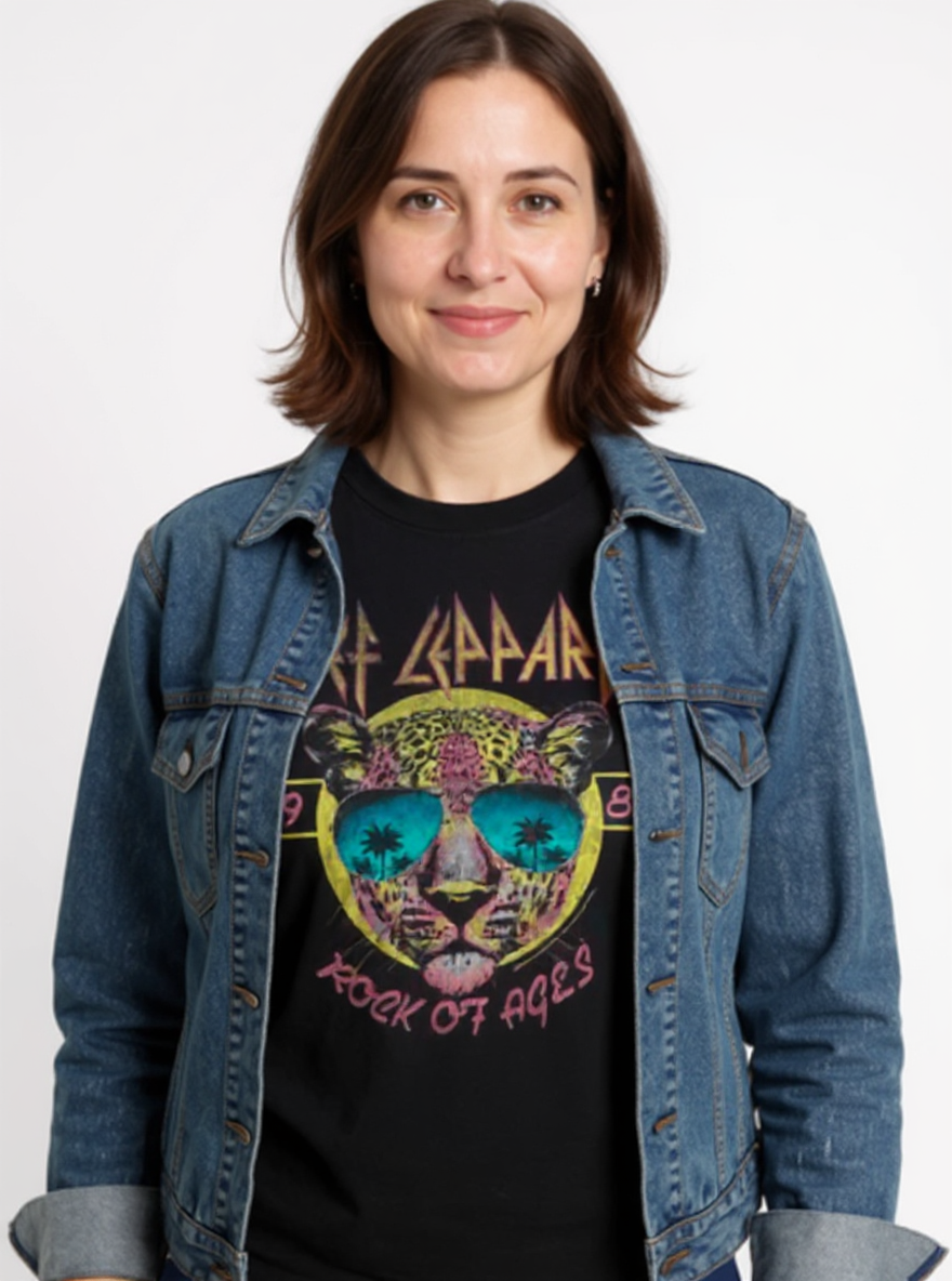 Def Leppard Vintage Rock of Ages Sunglasses T-Shirt
