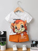 Cartoon Baby Clothing Short Pant Two-piece Set for boys