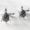 Men's Enamel Turtle Cufflinks – Copper Electroplated Animal Cufflinks | Canada & USA