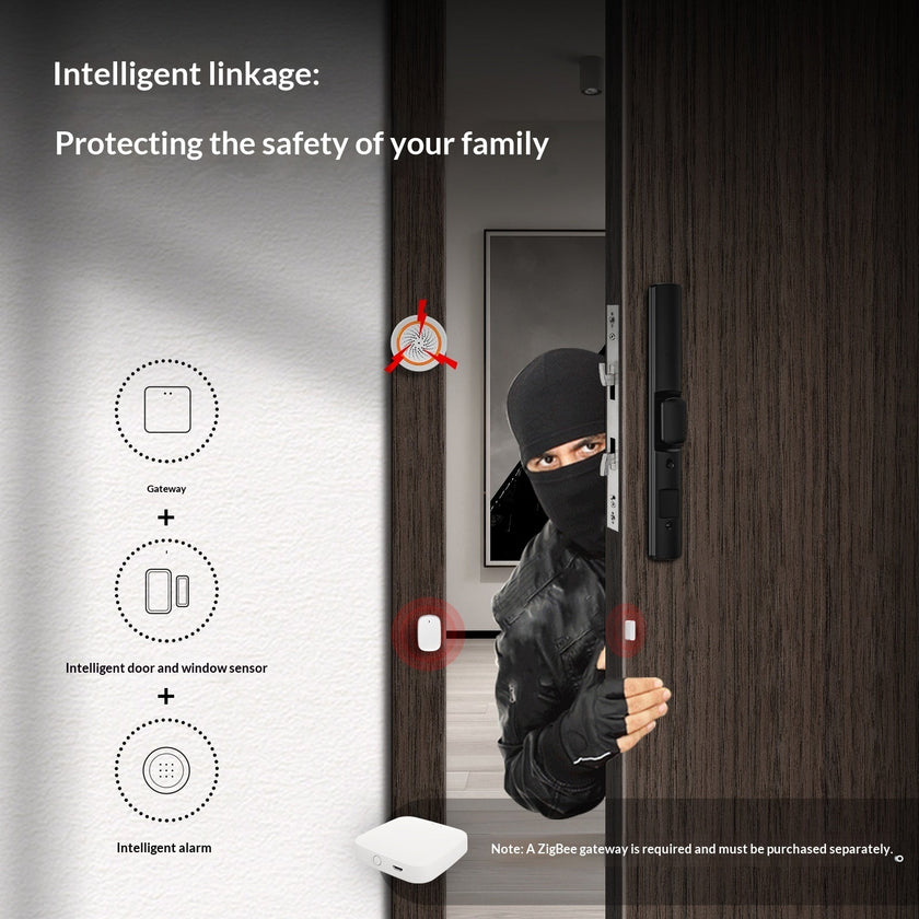 Wireless Security Door & Window Magnetic Sensor – Smart Home Alarm Contact Sensor