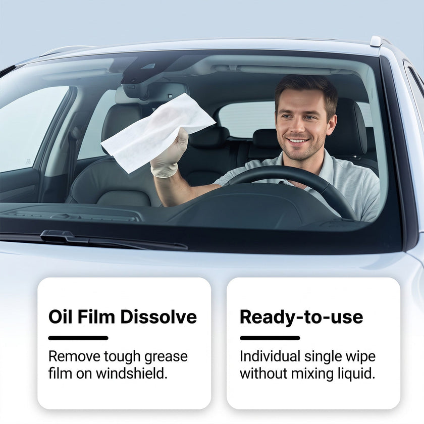 Oil Film Remover Wipes for Car Windshield – Glass Polishing Cloth | Canada & USA