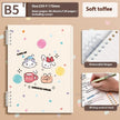 A5 Cute Loose-Leaf Notebook – Detachable Coil, Kawaii Cover Designs