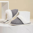 Winter Warm Plush Slippers for Women and Men, Non-Slip Fuzzy House Shoes