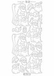 Deco Stickers - 3D Santa