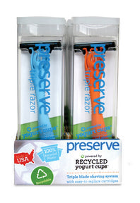 Preserve by Recycline - Razor Triple-Blade Shelf Display (1set)