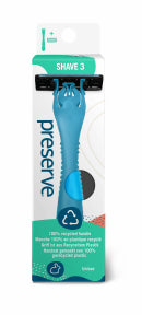 Preserve by Recycline - Shave 3 Razor System 2 Cartridges (2ct)