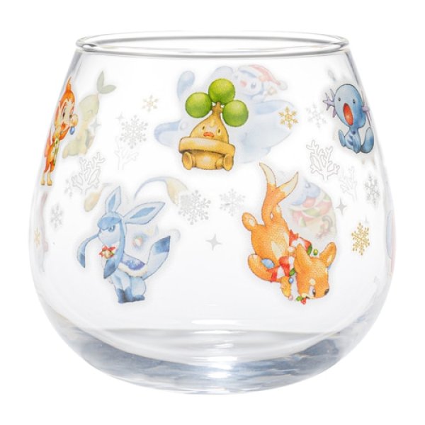Pokemon Center 2021 Christmas in the Sea Swaying Glass Cup (Pokémon Center Japan)