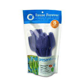 Preserve by Recycline - Preserve Cutlery- Midnight Blue (24pc)