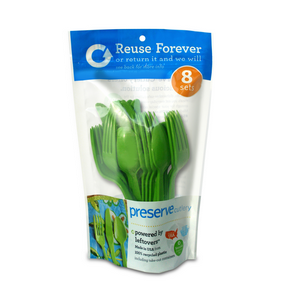 Preserve by Recycline - Preserve Cutlery- Apple Green (24pc)