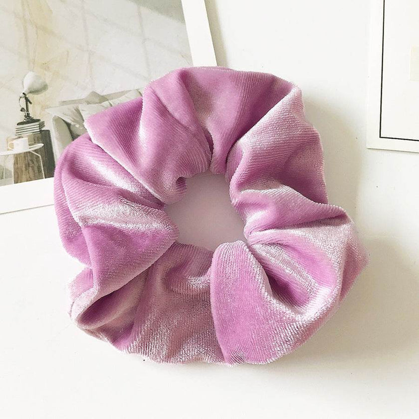 Fashion Velvet Scrunchies for Hair Ponytail Holder
