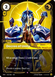 Decree of Unity (131/166) - Vendetta Foil