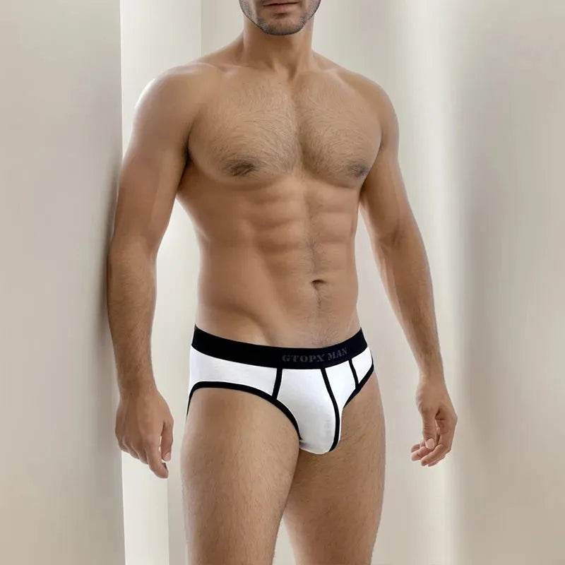 Otopx Thread Cotton Single-layer Elastic Briefs Pant underwear men