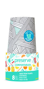 Preserve by Recycline - Compostables Hot Cups 8ct Natural (8ct)