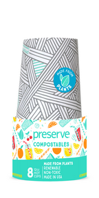 Preserve by Recycline - Compostables Hot Cups 8ct Natural (8ct)