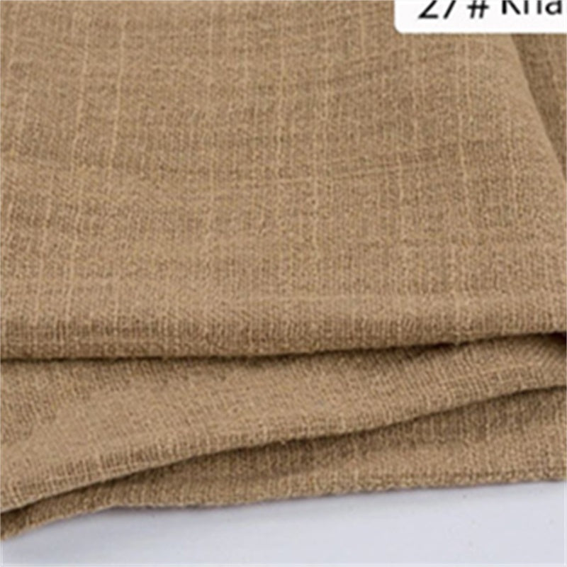 Cotton Raw Edge Placemats for Dining Table – 34 Colors, 42x42cm
