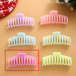 Fluorescent Large Hair Claw Clip – European American Style Plastic Resin Bone Clip