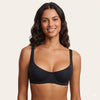 Women's Underwired Unlined Balconette Bra for Everyday and Low-Cut Tops