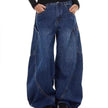 Unisex Baggy Jeans – Y2K Streetwear Wide Leg Denim Pant with Large Pockets S–3XL