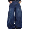 Unisex Baggy Jeans – Y2K Streetwear Wide Leg Denim Pant with Large Pockets S–3XL