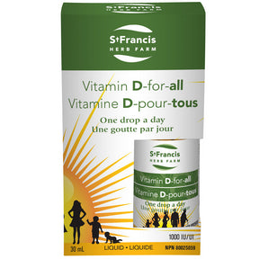 St. Francis Herb Farm - Vitamin D For All 25 Mcg (1000 IU) (30ml)