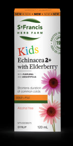 St. Francis Herb Farm - Echinacea 2+ Kids With Elderberry (120ml)