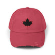 Maple Stick Distressed Hockey Cap – Retro Canadian Style