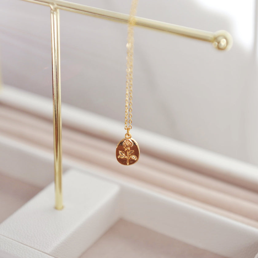 Georgie Rose Pendant Necklace 