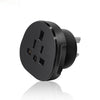 US/UK to AU Power Adapter – Multi-Function Travel Socket (Black & White)