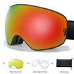 Men's And Women's Anti-fog Card Myopia Glasses Coated Large Spherical Eye Protection Ski Mountaineering Equipment