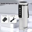 Portable Insulin Refrigerator Cup – Digital Temperature Control, USB Powered (Black & White)