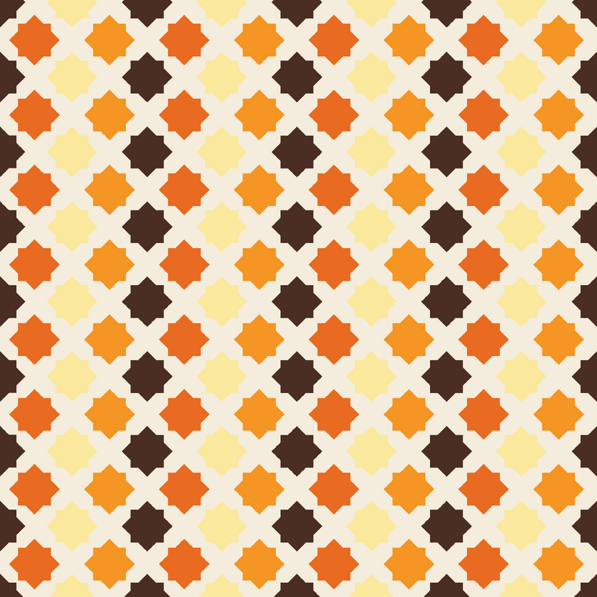Craft HTV 70's Classic Geometric Pattern