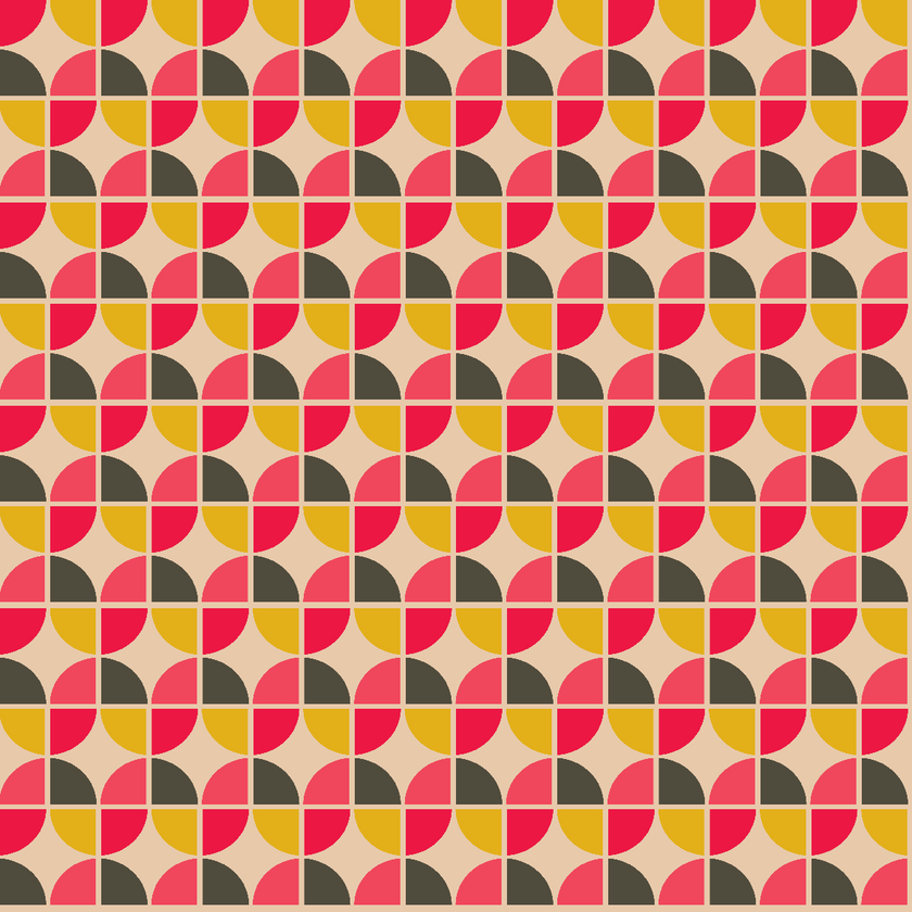 Craft HTV 70's Geometric Groovy Pattern