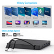 ORIGBELIE External DVD Drive, CD Drive USB 3.0 Typle C CD/DVD ROM +/-RW Adapter with USB Port DVD Burner for Laptop PC Desktop Computer, Optical Disk Drive CD Player Compatible with Mac Windows Linux 🍁 All In One Marketplace Canada