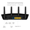 ASUS RT-AX1800S Dual Band WiFi 6 Extendable Router, Subscription-Free Network Security, Parental Control, Built-in VPN, AiMesh Compatible, Gaming & Streaming, Smart Home 🍁 All In One Marketplace Canada
