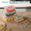 Pure Future 50-Piece Food Storage Containers Set (25-Pack) - Includes 2x JUMBO 2.5L (84oz) & 2x 1.5L Large Bins, Airtight Plastic Meal Prep Lunch Boxes with Lids, Microwave/Freezer Safe, BPA Free 🍁 All In One Marketplace Canada