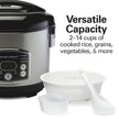 Hamilton Beach Digital Programmable Rice Cooker & Food Steamer, 14 Cups Cooked (7 Cups Uncooked), Stainless Steel, Steam & Rinse Basket, Delay Start, Model 37548MN 🍁 All In One Marketplace Canada