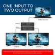 OREI HDMI Splitter 1 in 2 Out - 1x2 HDMI Splitter For TV Mirror Only - Not for Multi Monitors and HDCP Bypass, 1080P @ 60Hz & 4K @ 30Hz Resolutions – Powered HDMI splitter (HD-102) 🍁 All In One Marketplace Canada