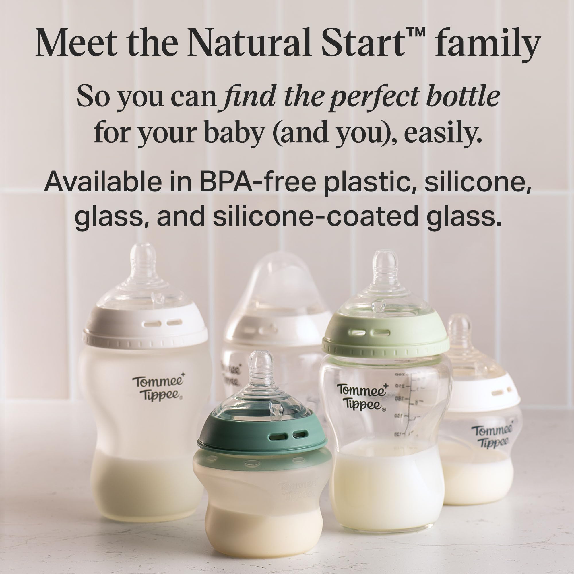 Tommee Tippee Natural Start Baby Bottles, Anti-Colic, 0m+, 9oz/260ml 🍁 All In One Marketplace Canada