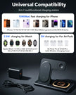 3 in 1 Foldable Wireless Fast Charging Station for Apple Multiple Devices 🍁 All In One Marketplace Canada