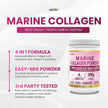Herba Marine Collagen Powder for Women & Men with Hyaluronic Acid, Vitamin C, and Silica – 305g | Made in Canada | Wild Caught | Hydrolyzed Collagen Peptides | Antibiotics Free | Sustainably Sourced 🍁 All In One Marketplace Canada